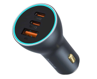 BASEUS Samochodowa 65W GaN 2x USB-C USB-A Golden Contactor Pro C00035202841-00 - 1238473 - zdjęcie 1
